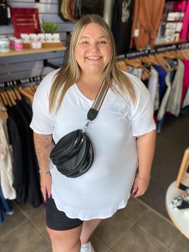 Rounded Hem Tee 1x