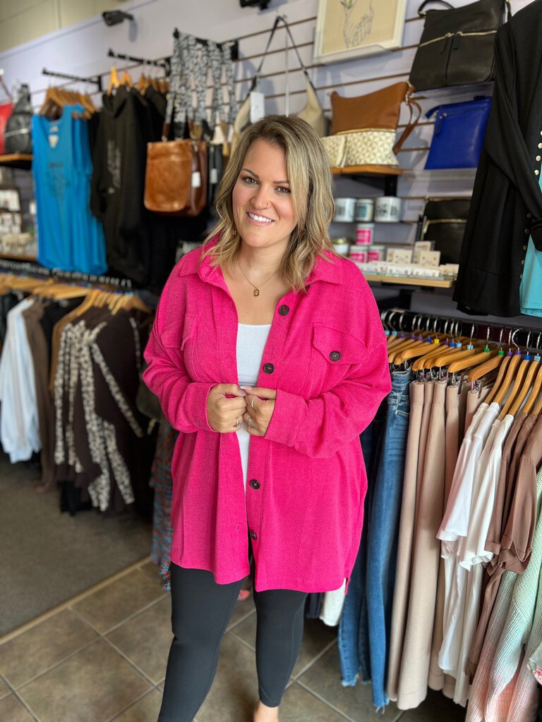 Oversized Shacket with pockets 3x