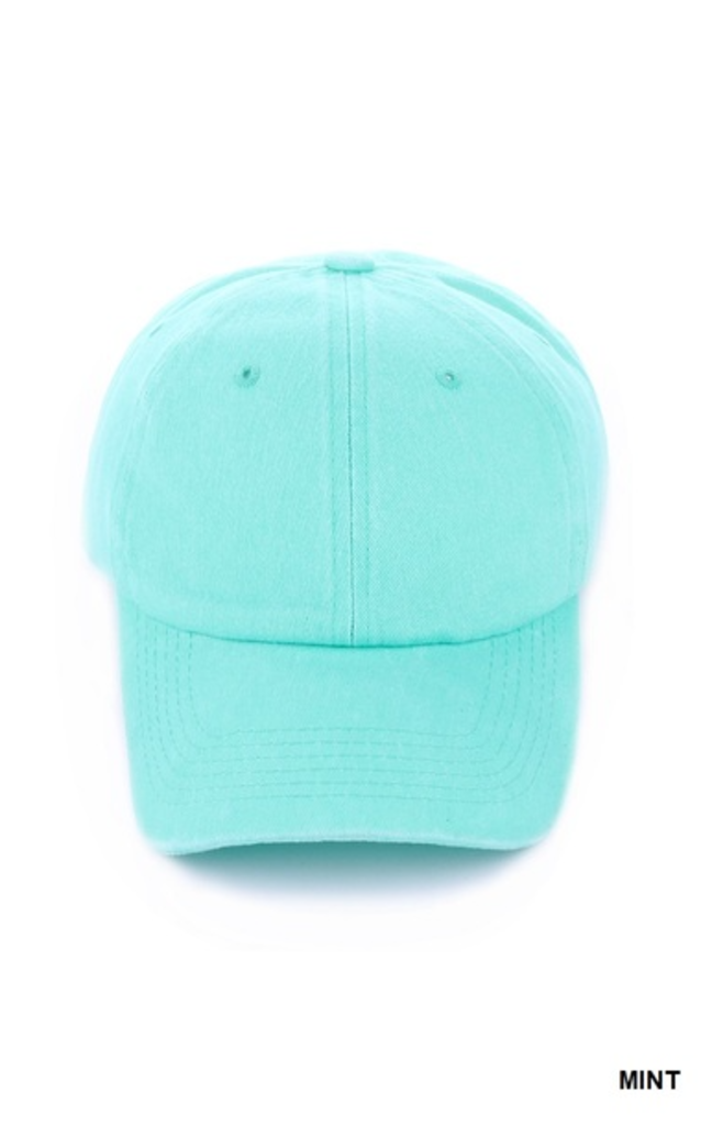Vintage wash ball cap