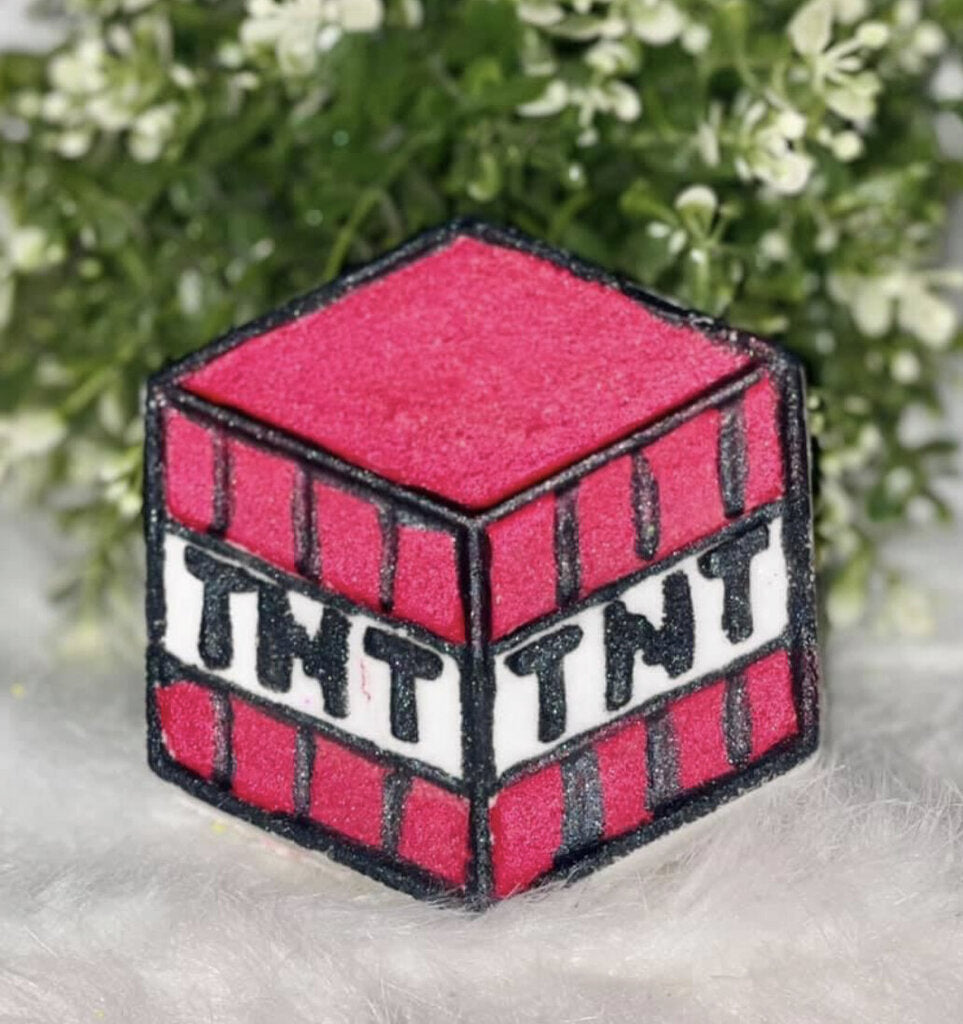 Minecraft TNT Bath Bomb