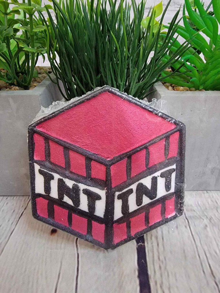 Minecraft TNT Bath Bomb