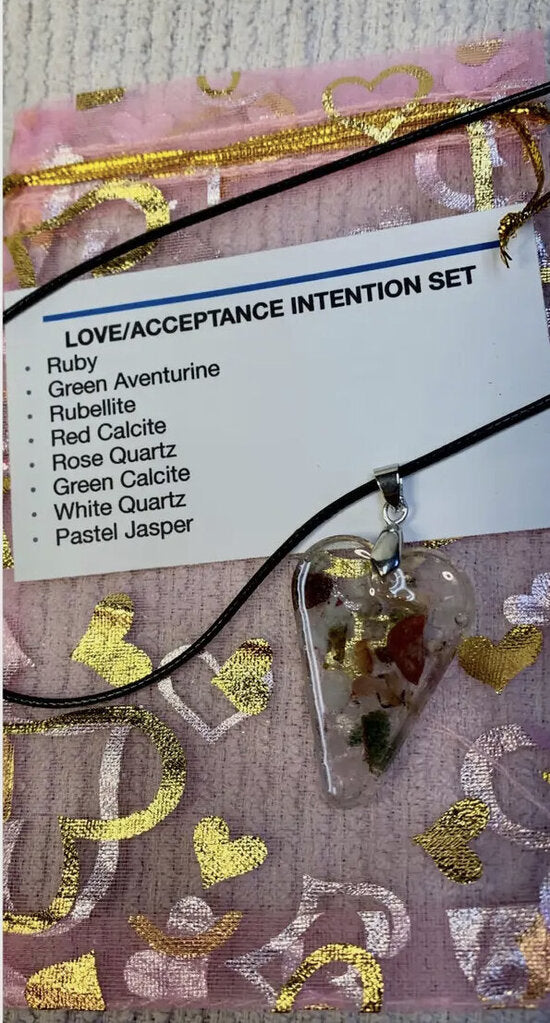 LOVE & ACCEPTANCE -Wear Your Intentions PENDANT NECKLACE