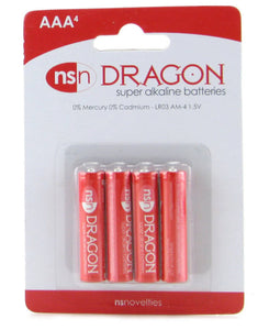 Dragon Super Alkaline Battery 4 pack in AAA