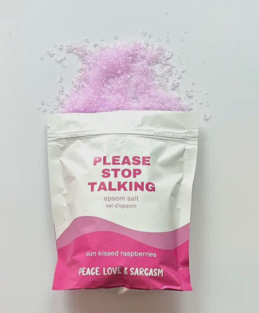 Please Stop Talking Epsom Salt Bath Soak