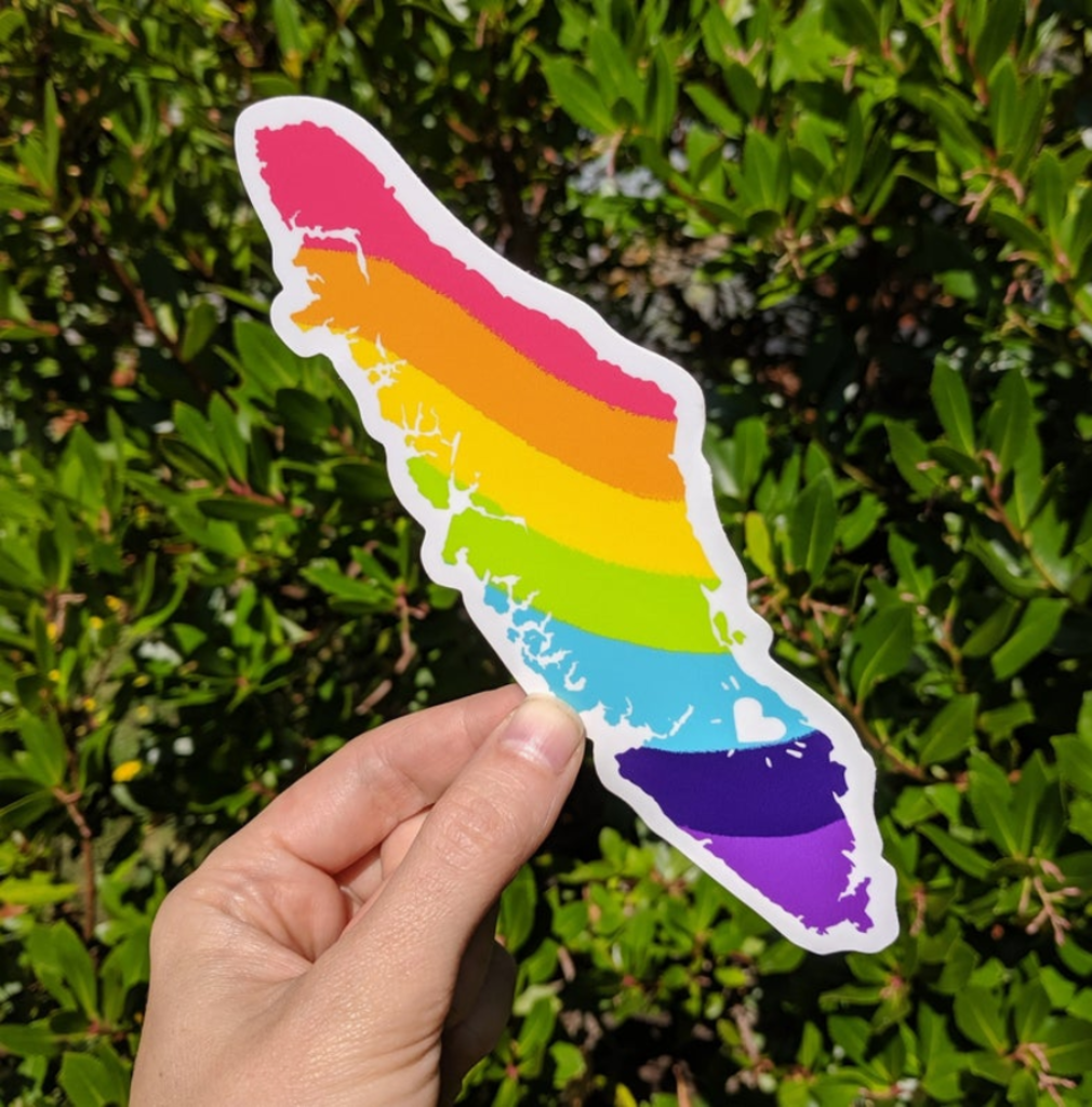 Vancouver Island Pride - 3" Vinyl Sticker