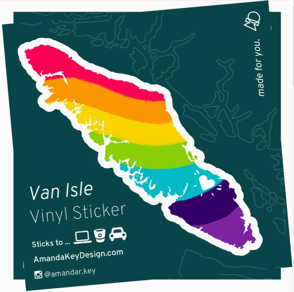 Vancouver Island Pride - 3" Vinyl Sticker