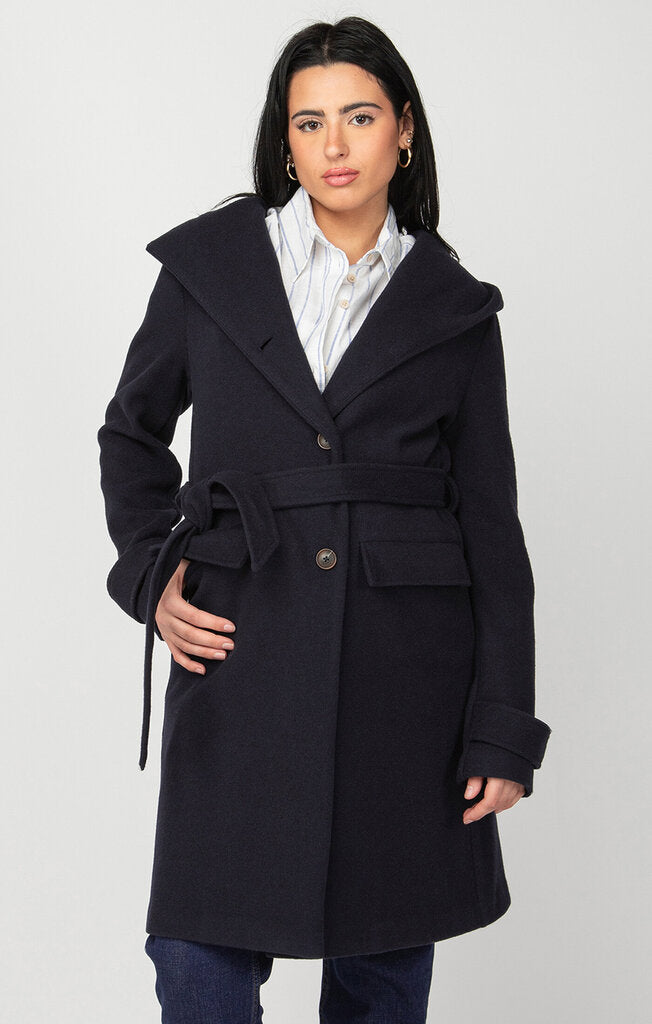 Hooded Trench Coat-Dex Plus XL