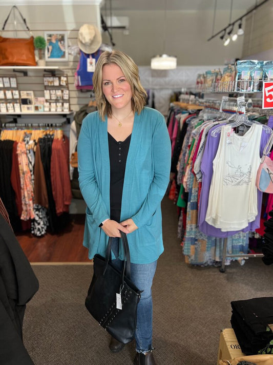 Slouchy pocket cardigan 3X