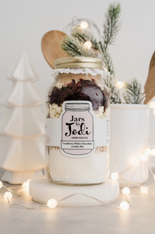 Cranberry White Chocolate Cookie Mix (12-15 Cookies)