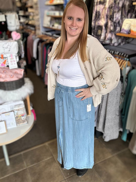 Tencel Maxi Skirt XL