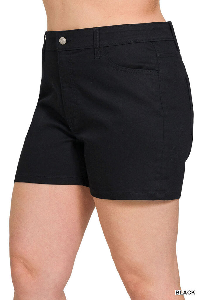 High rise jean shorts 2X
