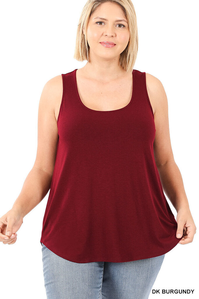 Round neck tank 3X