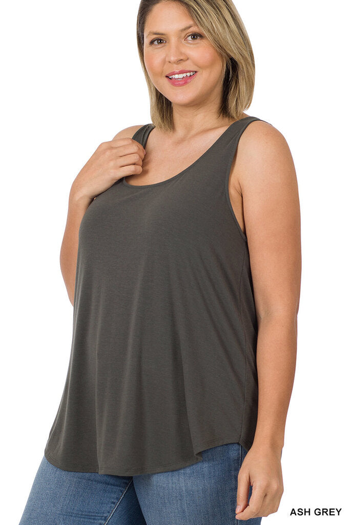 Round neck tank 1X