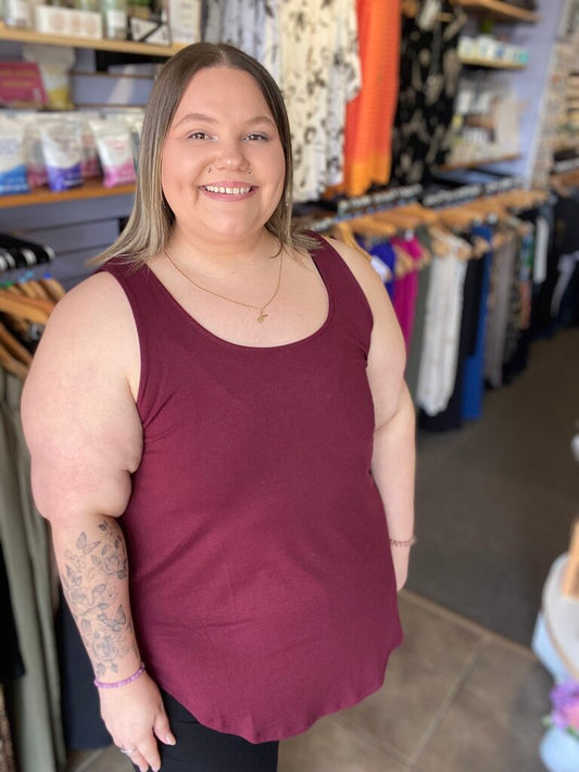 Round neck tank 2X