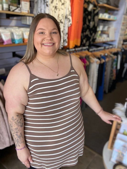 Reversible round or v-neck tank 2X
