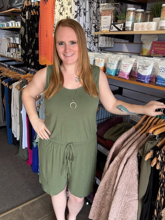 Romper with Pockets 2X