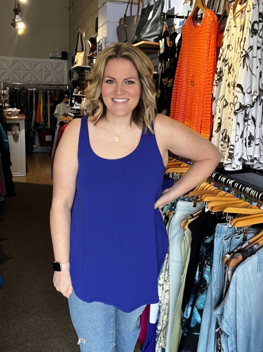 Round neck tank 2X