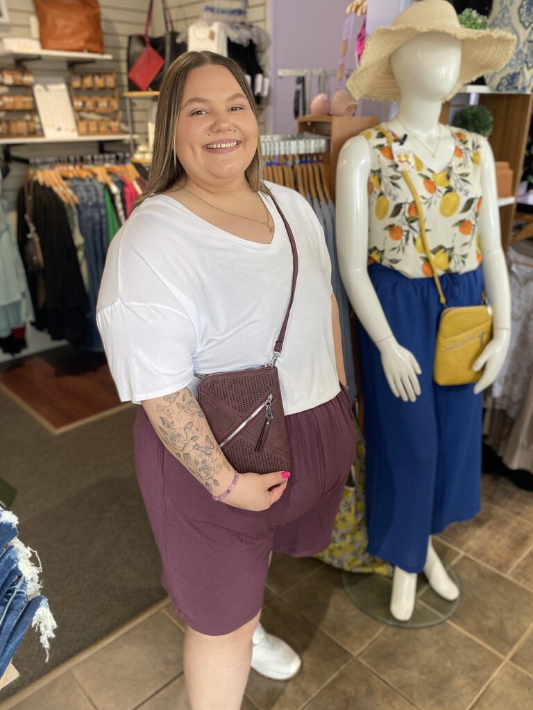 Elastic waist shorts 1X