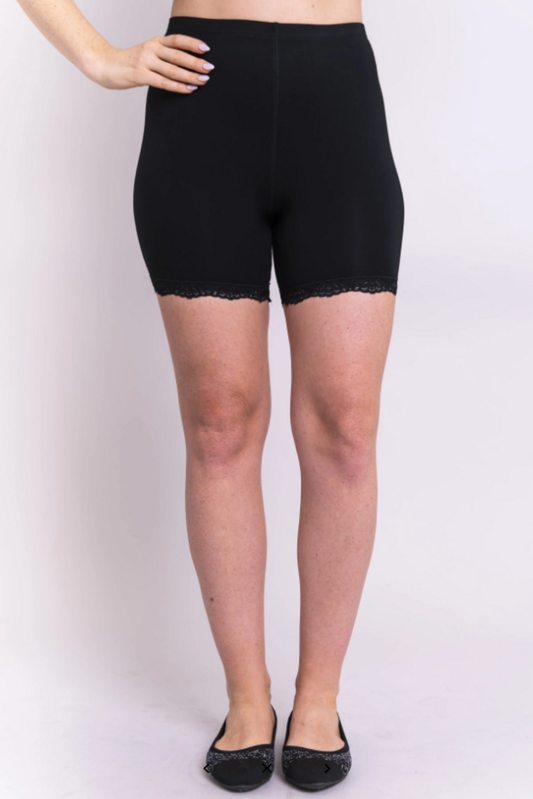 Kitty Undershorts, Black, Bamboo 1X