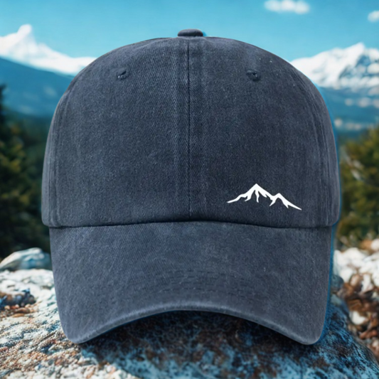Mountain base ball cap