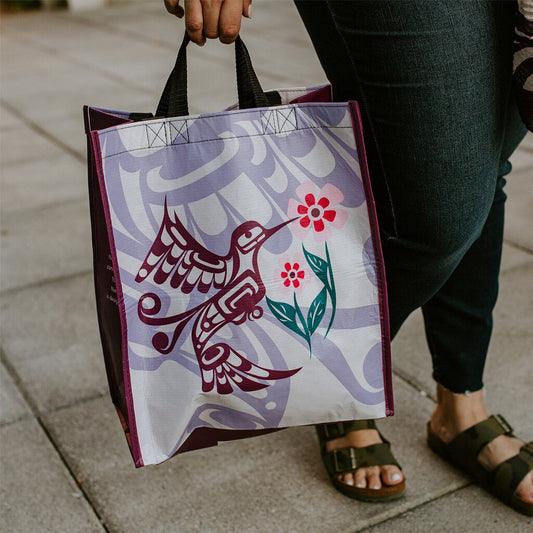 Eco Bag Large - Hummingbird by Francis Dick