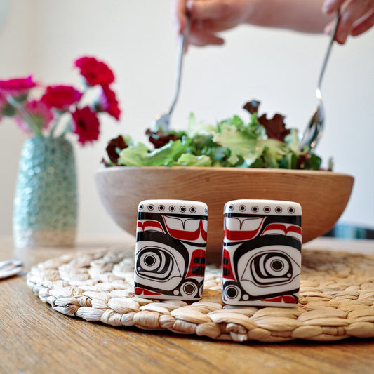 Salt & Pepper Shaker Set - Matriarch Bear by Morgan