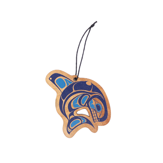 Wood Ornament - Whale by Paul Windsor