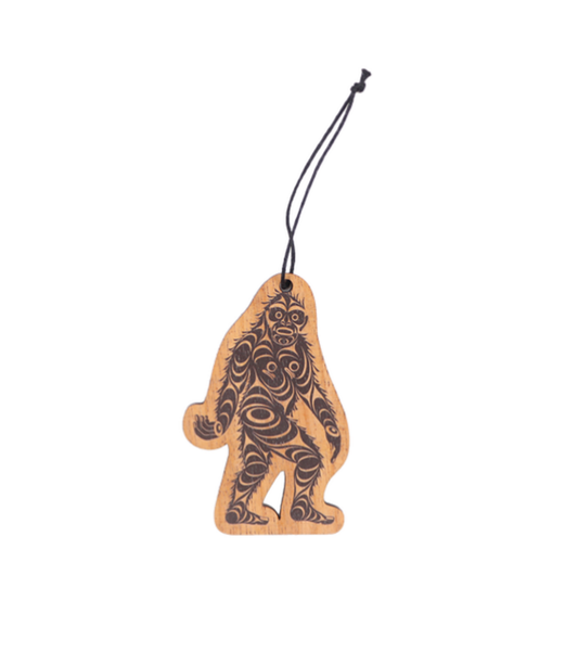 Wood Ornament - Sasquatch by Francis Horne Sr.