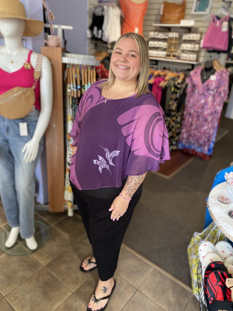 Infinite Joy by Paul Windsor Chiffon Blouse XL