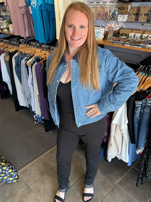 Gerry Jacket, Denim, Tencel Bamboo XL