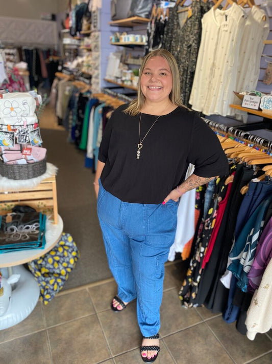 Sharon Pant, Tencel Denim Large