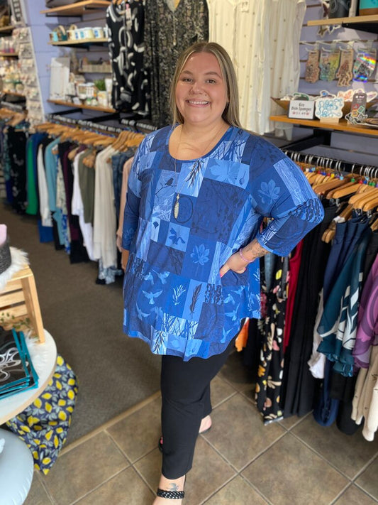 Bobbi Legging, Black, Bamboo Fleece 3x