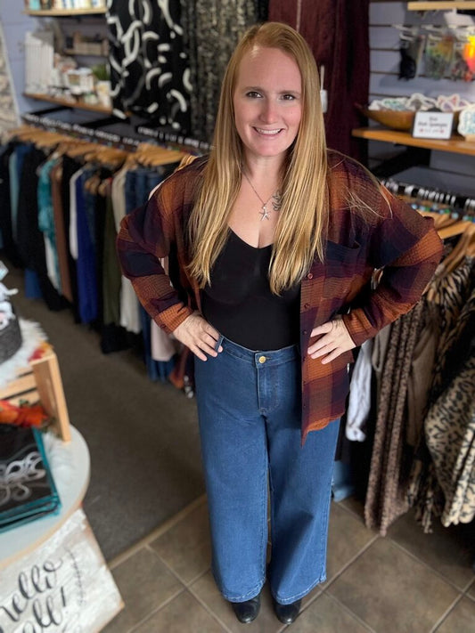 Blue Sky Jeans, Regular Wide Leg Large
