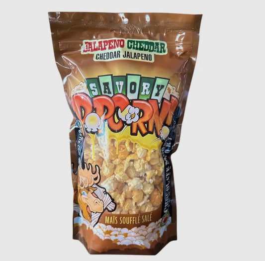Savory Popcorn Jalapeno Cheddar