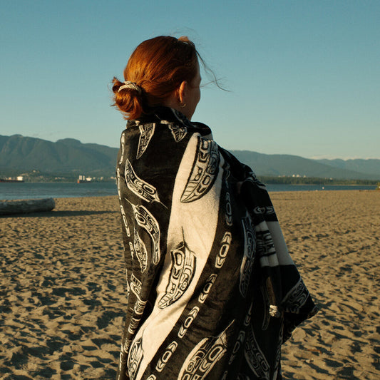 Fleece Blanket - Gift of Honour Francis Horne, Sr., Coast Salish