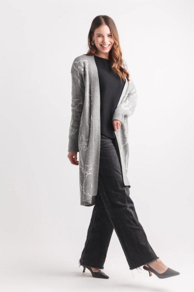 Cat Knit Coatigan XXL