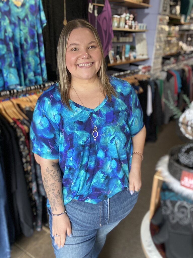 Bamboo Jackie Ocean Top 1X