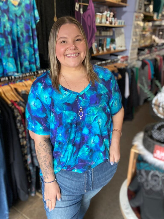 Bamboo Jackie Ocean Top 1X