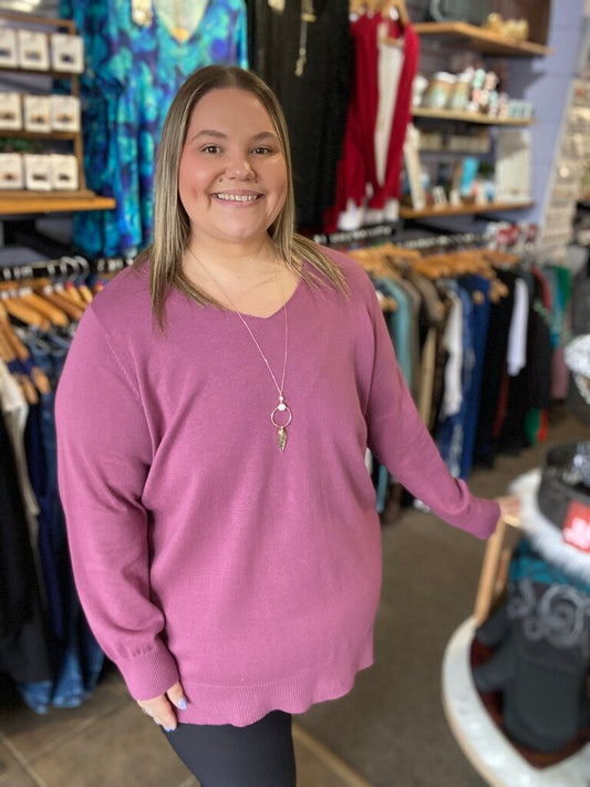 Cotton Tiff Sweater Large