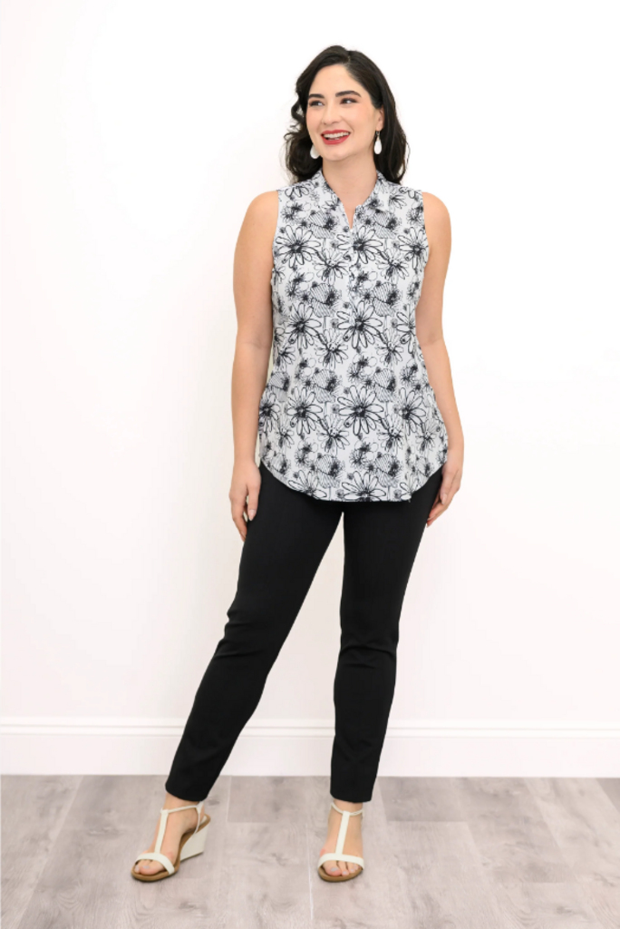 Hula Linen Bamboo Tank Large