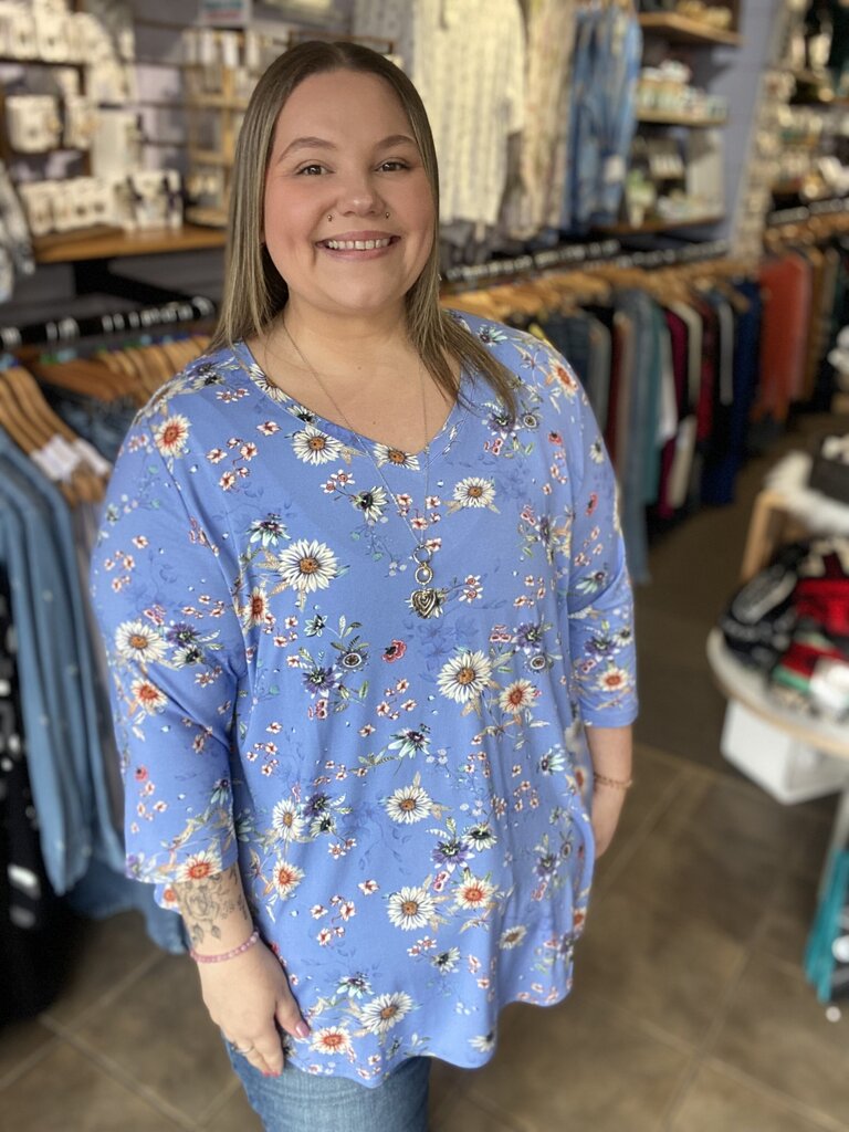 Jackie 3/4 Bamboo Top 3X