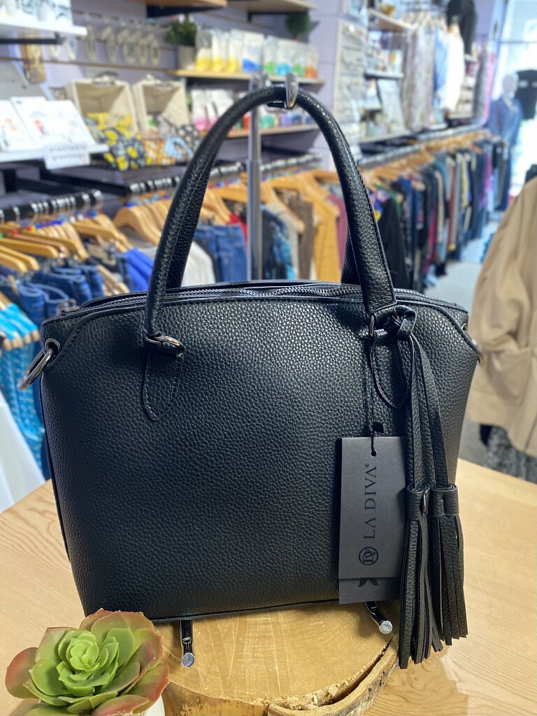 La Diva Handbag Black Shoulder/Crossbody
