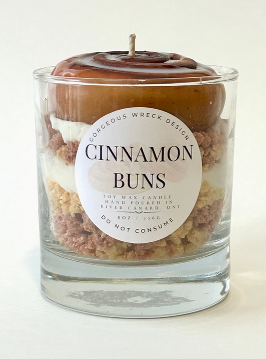 Cinnamon Bun Dessert Candle