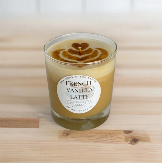 French Vanilla Latte Dessert Candle