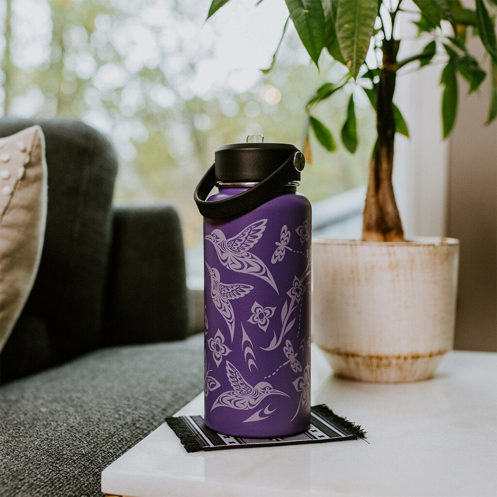 Wide Mouth Insulated Bottles - Hummingbird - 32 oz