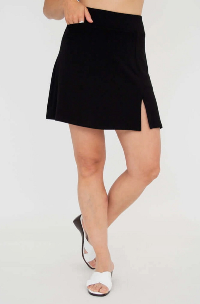 Melly Skort, Black, Bamboo