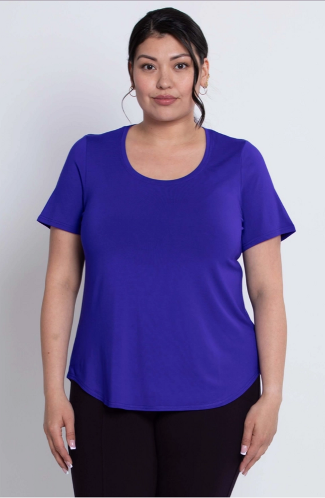 Tessa Tee, Violet, Bamboo