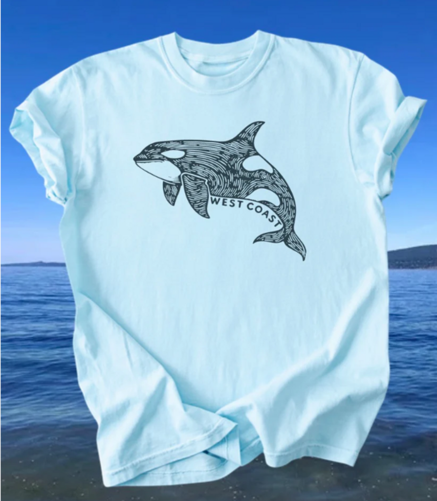 West Coast Van Isle Orca Tee
