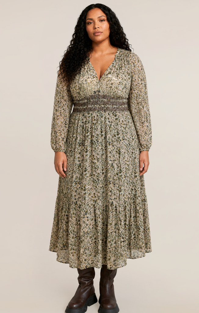 Dex Smock Waist Dress 1X