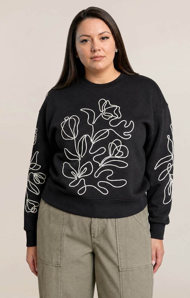 Dex Embroidered Sweatshirt 1X